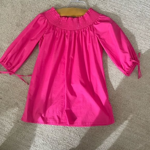 Melissa Paige Pink Off the Shoulder Blouse - Picture 4 of 10